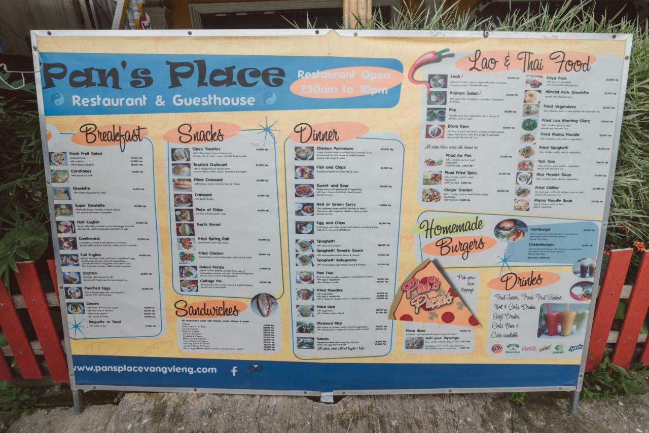 Pan'S Place Vang Vieng Dış mekan fotoğraf